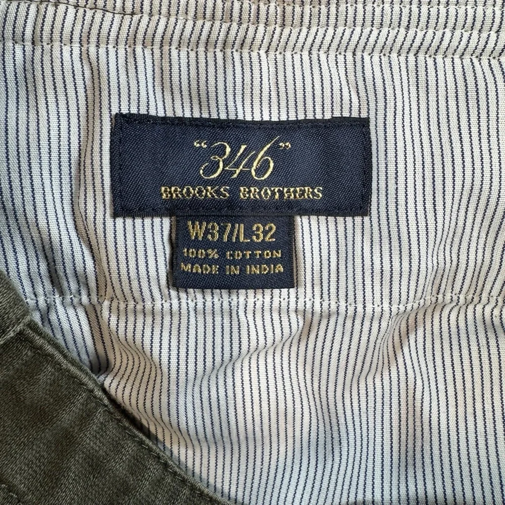 Brooks Brothers  Mens 37x32 Green Utility Cargo Pants